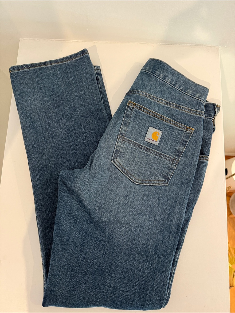 Carhartt Men’s Relaxed Fit Medium Blue Denim Jeans
